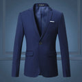 Men's Blazer – Tailored Fit – Single Button – Classic Design – Notch Lapel