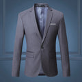 Men's Blazer – Tailored Fit – Single Button – Classic Design – Notch Lapel