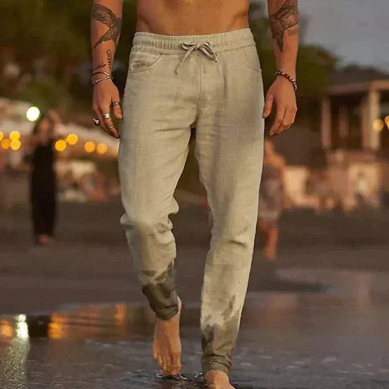 Breathable Cotton Relaxed Fit Jogging Pants