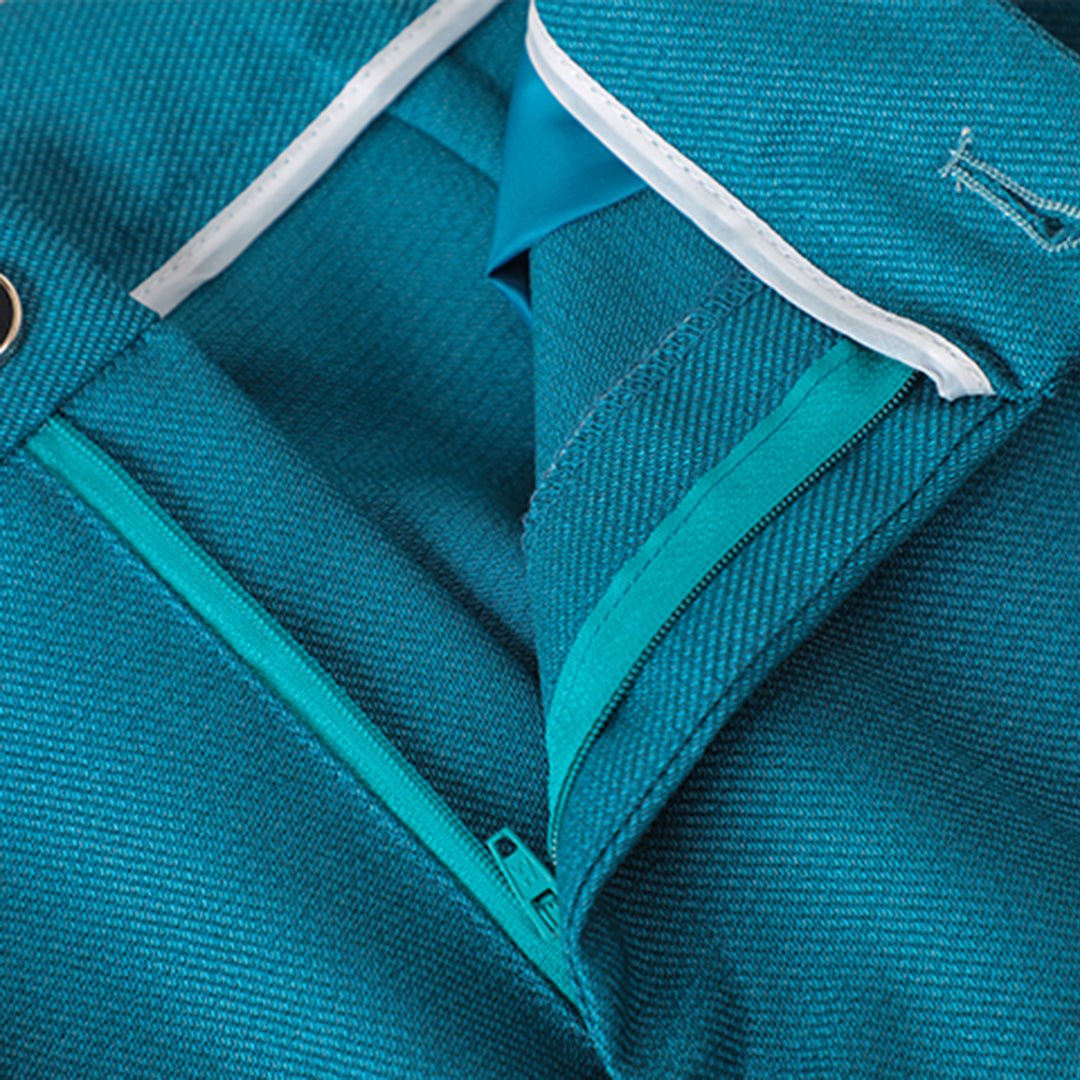 Women's Jumpsuit - Tailored Fit - Single-Breasted Blazer & Straight Pants