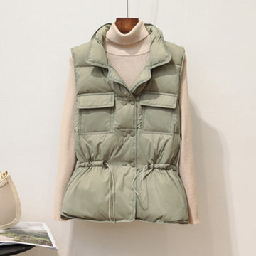 Quilted Structured Fit Puffer Vest
