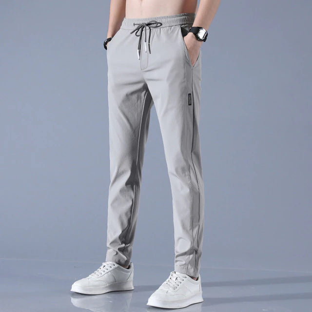 Men's Jogging Pants – Slim Tapered Fit – Adjustable Waist – Breathable with Cuffs