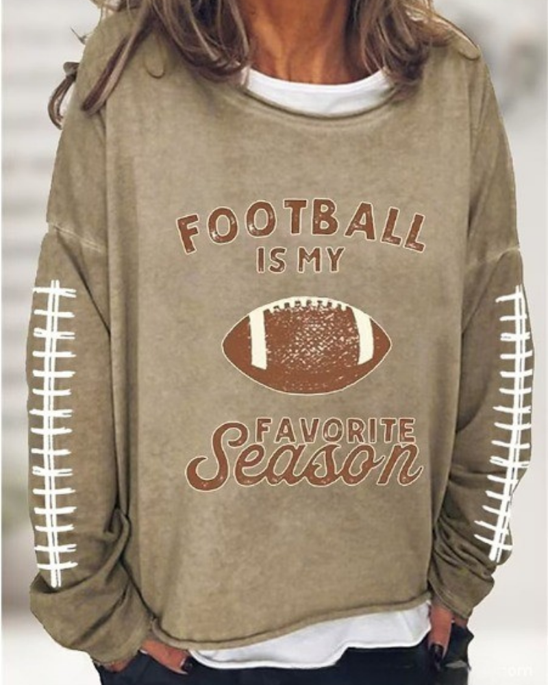 Cotton Blend Relaxed Fit Graphic Print Sweatshirt