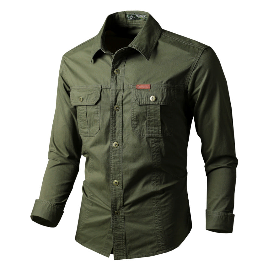 Sturdy Outdoor Long Sleeve Pocket Shirt