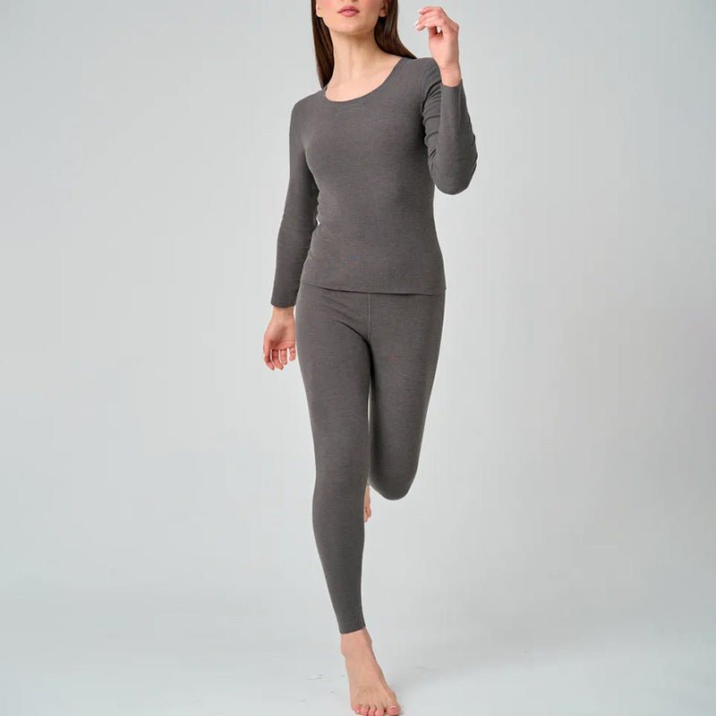 Slim Fit Stretch Long-Sleeved Lounge Set