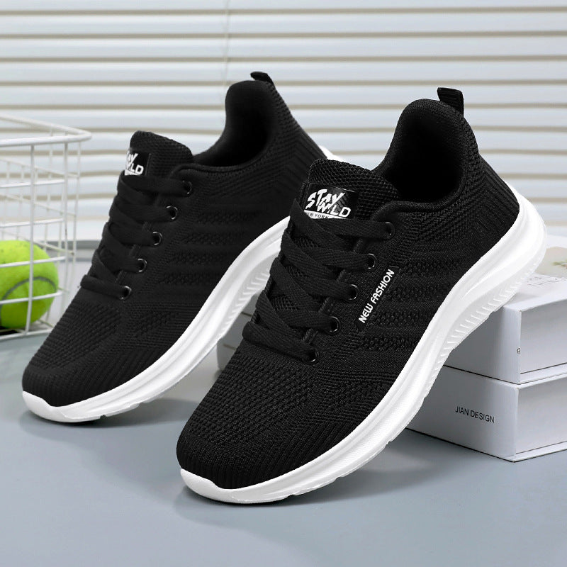 Breathable Knitted Lightweight Running Shoes