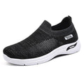 Men's shoes slip-on – breathable mesh – lightweight low profile – elastic comfort fit