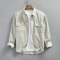 Men's Shirt – Relaxed Fit – Light Cotton – Striped – Long-Sleeved – Casual
