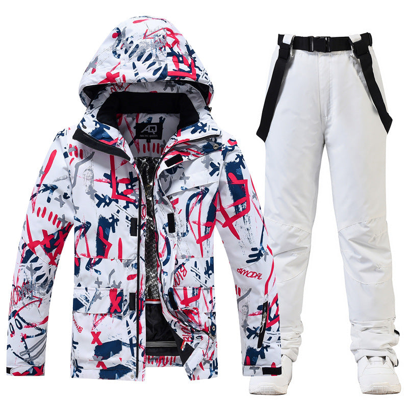 Water-Resistant Relaxed Fit Hooded Ski Suit
