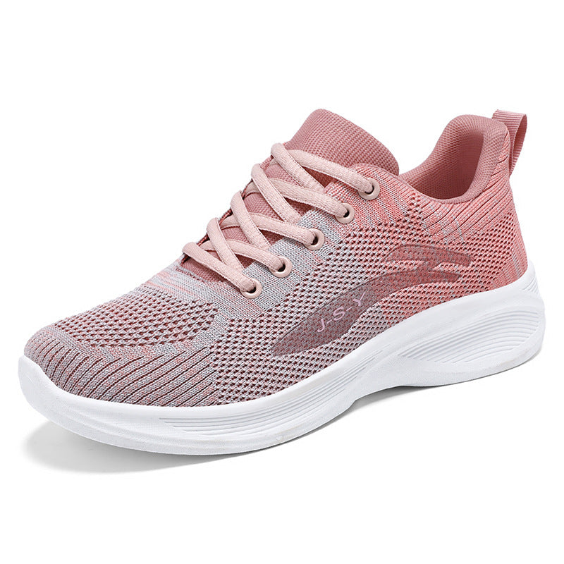 Women's Running Shoes – Flyknit Mesh – Breathable Lightweight – Ergonomic Supportive Sole