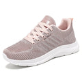 Women's Running Shoes – Breathable Knitted Upper – Lightweight – Low Shaft – Lace-Up Closure
