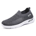 Men's shoes slip-on – breathable mesh – lightweight low profile – elastic comfort fit