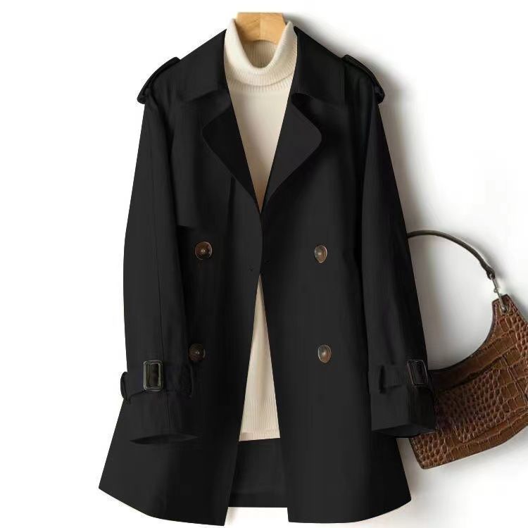Cotton Oversized Hooded Trenchcoat