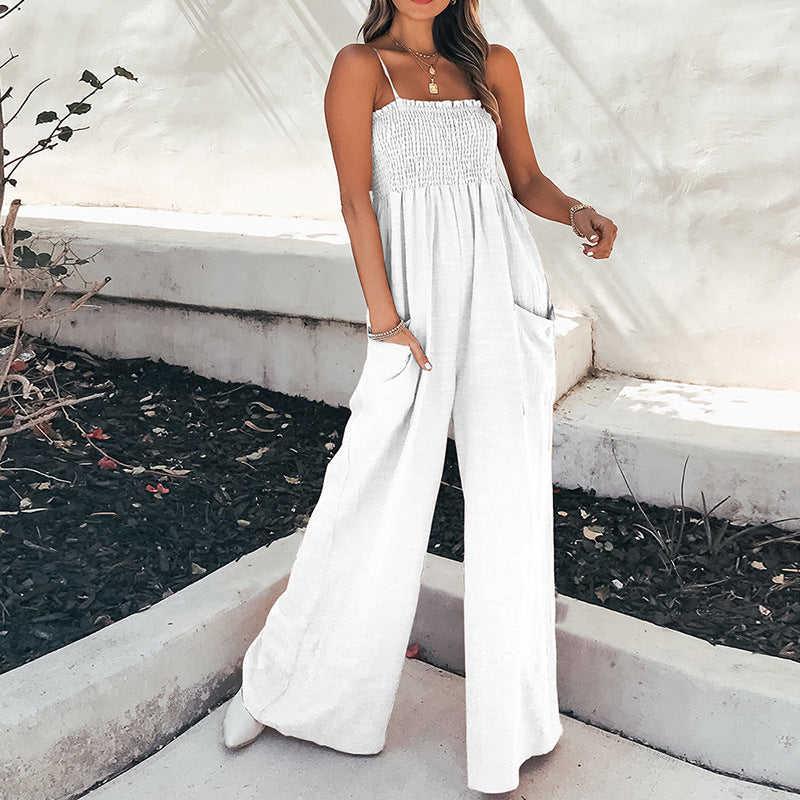 Lightweight Breathable Relaxed Fit Jumpsuit