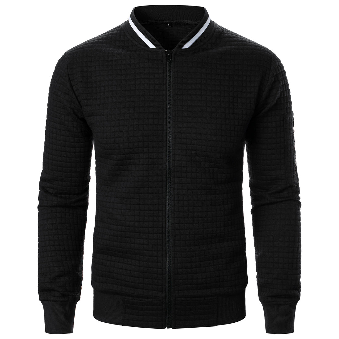 Quilted Ribbed Regular Fit Bomber Jacket