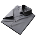 Men's Shirt with Short Sleeves – Slim Fit – Breathable Wrinkle-Resistant Cotton