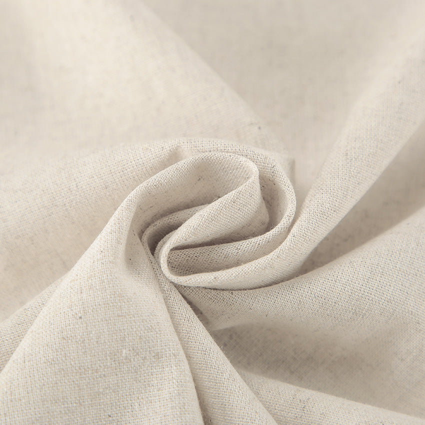 Women's Dress – High Waist – Sleeveless – Slit – Tie Belt – Cotton Linen Mix