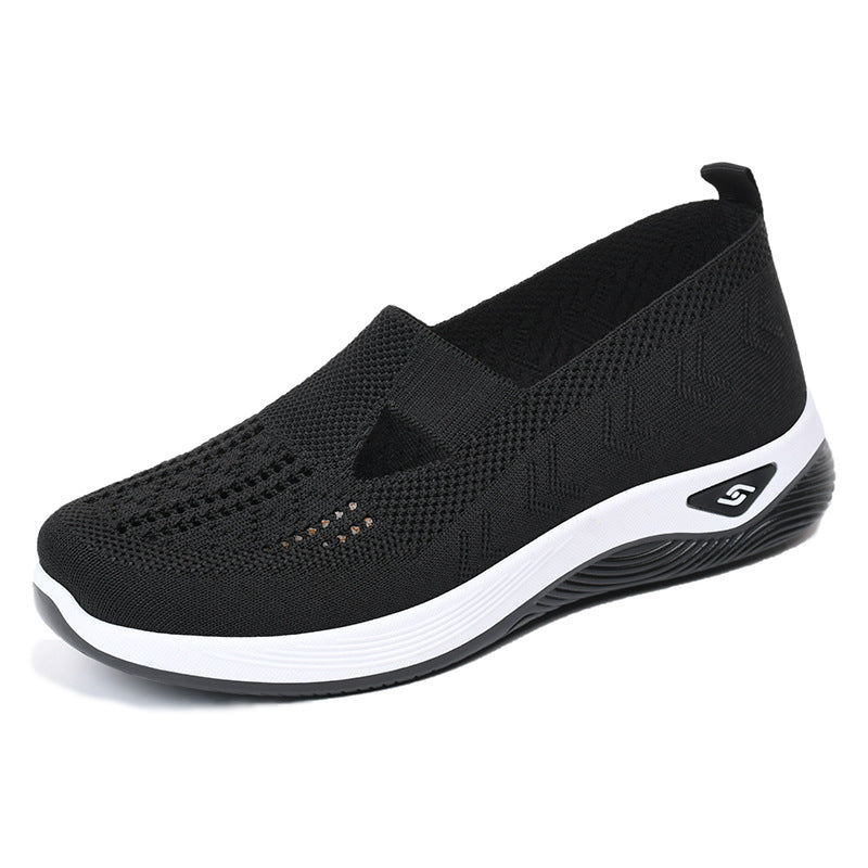Women's Shoes – Slip-on – Breathable Mesh – Lightly Padded Sole – Everyday Comfort