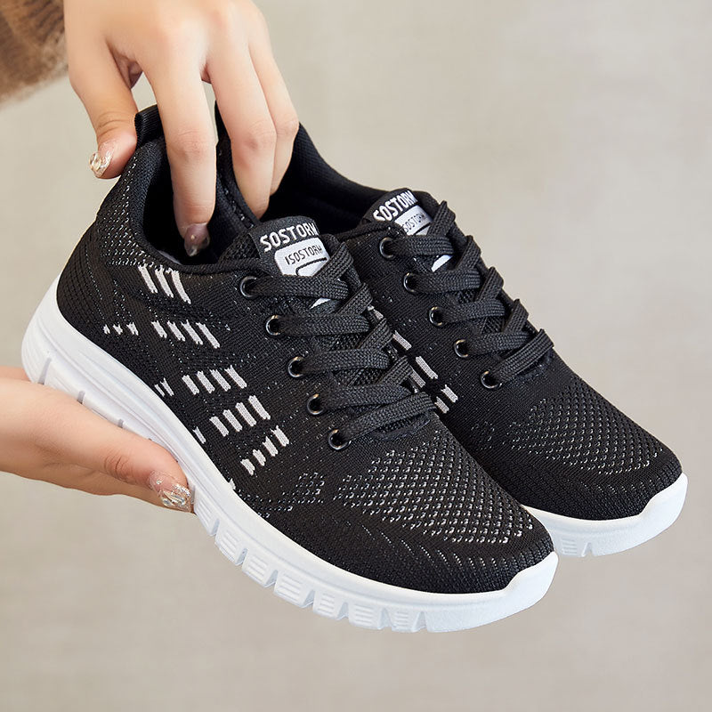 Breathable Lightweight Shock-Absorbing Knit Sneakers
