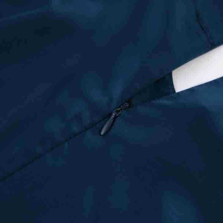 Women's Long Dress – Satin – High Neck – Puff Sleeves – Elegant Loose Fit