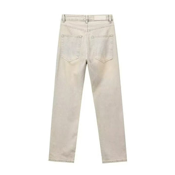 Denim Slim Fit Straight Leg Jeans