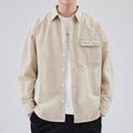 Men's Shirt – 100% Cotton – Relaxed Fit – Long Sleeves – Classic Design