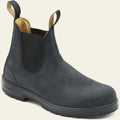 Unisex Chelsea Boots – Leather – Ankle-high – Slip-on – Elastic Panels – Durable Sole