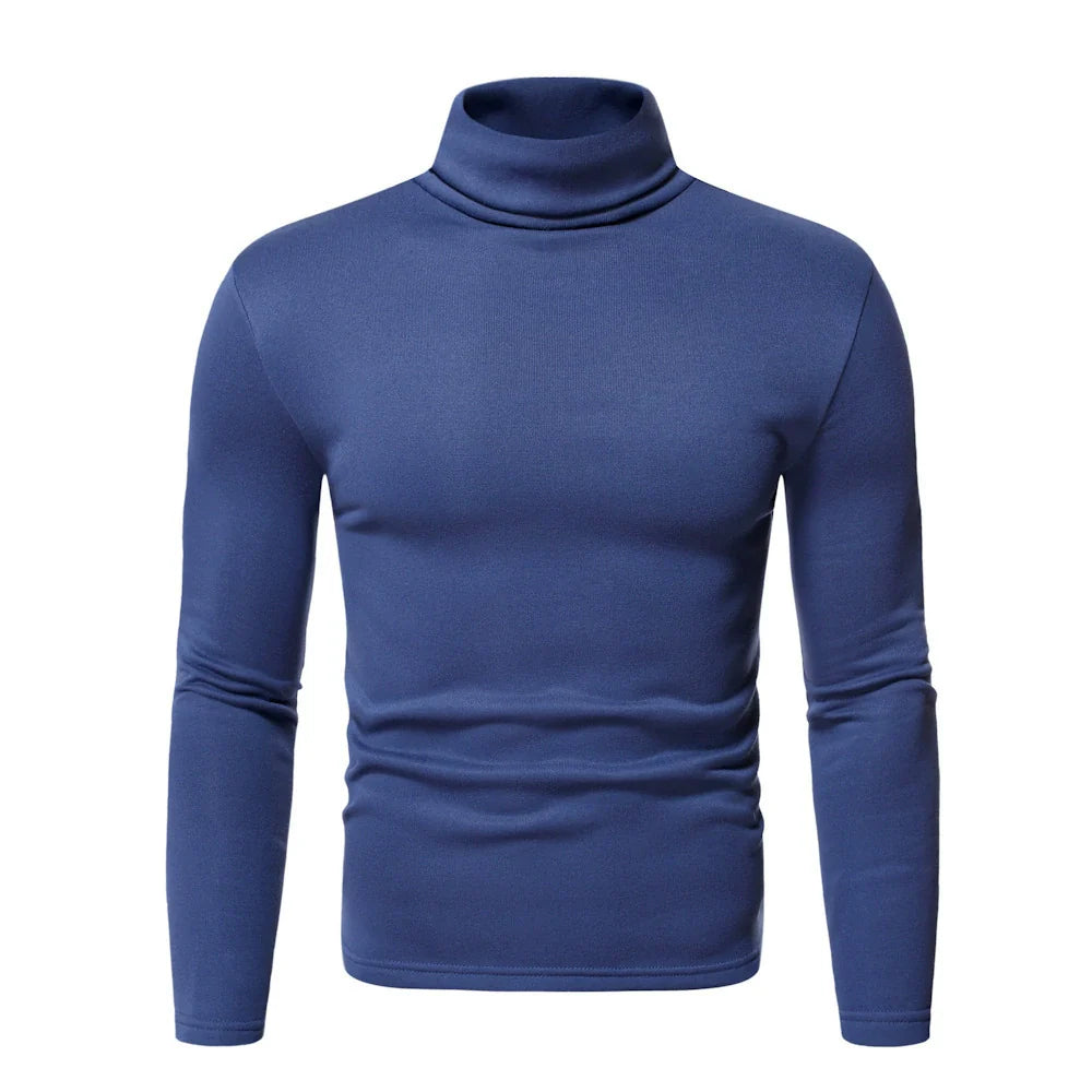 Slim Fit Long Sleeve Turtleneck T-Shirt