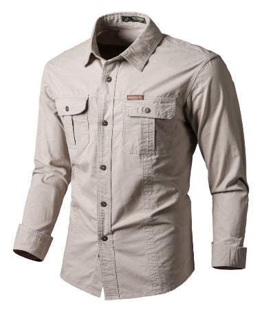 Sturdy Outdoor Long Sleeve Pocket Shirt
