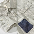 Men's Shirt – Relaxed Fit – Light Cotton – Striped – Long-Sleeved – Casual