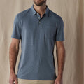 Men's polo shirt – cotton blend – regular fit – short sleeve – chest pocket