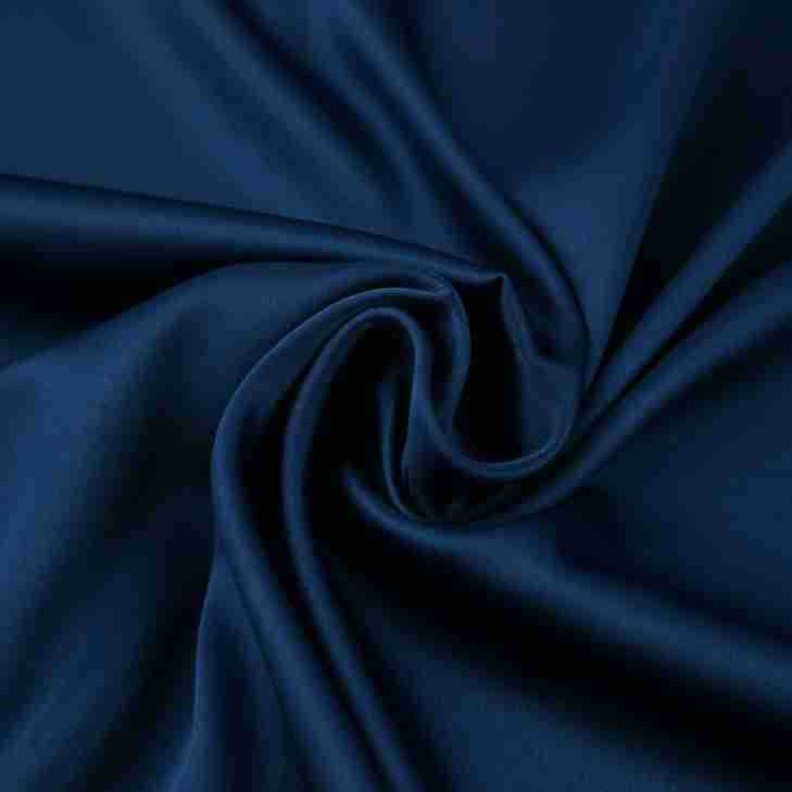 Women's Long Dress – Satin – High Neck – Puff Sleeves – Elegant Loose Fit