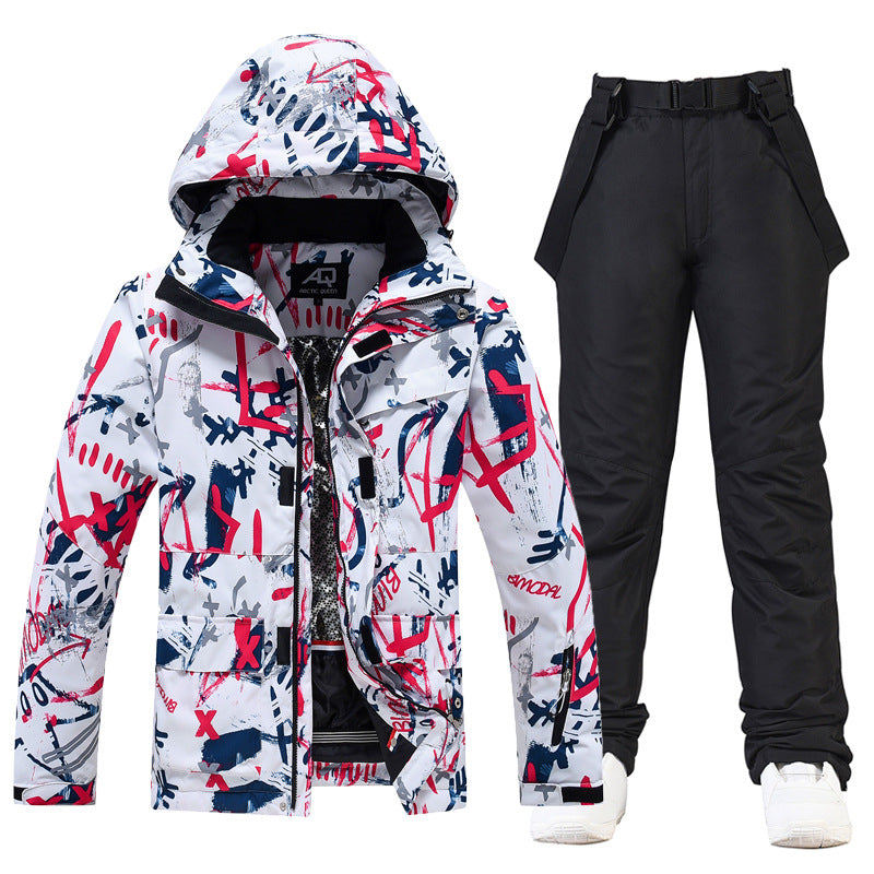 Water-Resistant Relaxed Fit Hooded Ski Suit