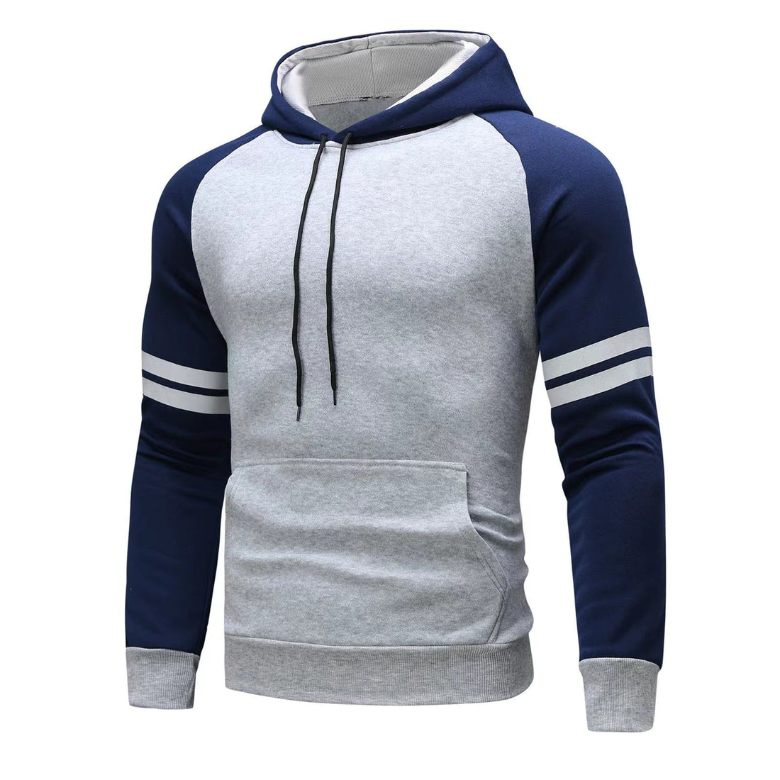 Regular Fit Raglan Sleeve Hooded Sweatshirt