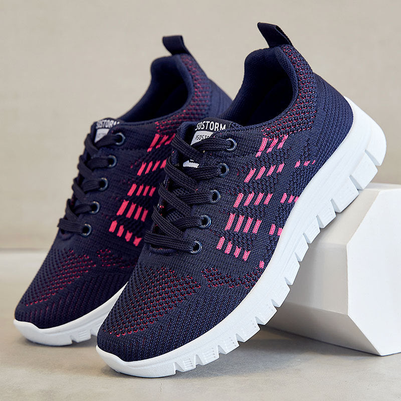 Breathable Lightweight Shock-Absorbing Knit Sneakers