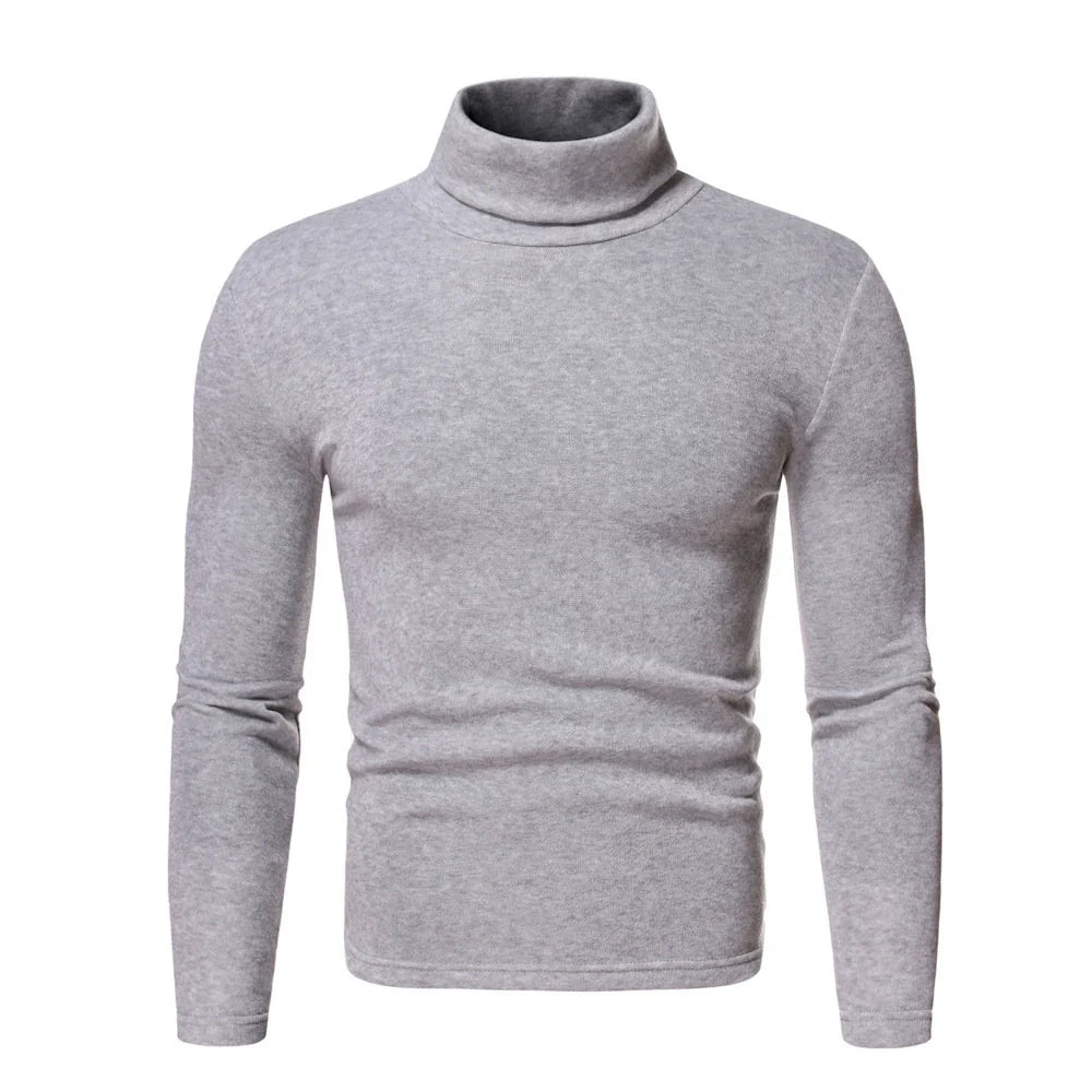 Slim Fit Long Sleeve Turtleneck T-Shirt