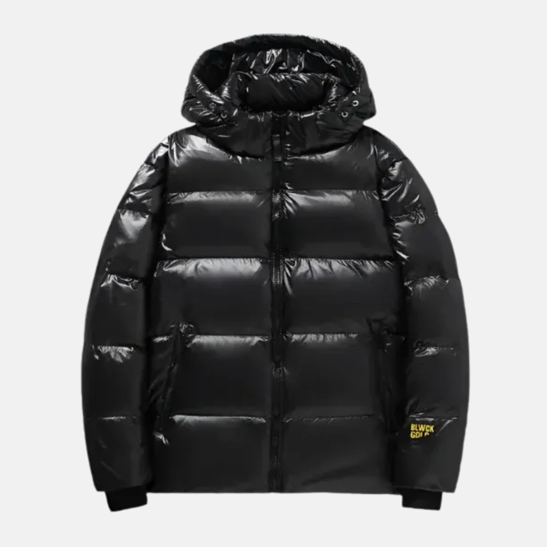 Water-Resistant Hooded Regular Fit Down Jacket