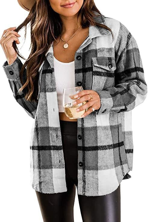 Soft Flannel Checkered Long-Sleeved Shirt
