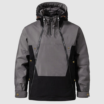 Windproof Water-Resistant Hooded Down Jacket