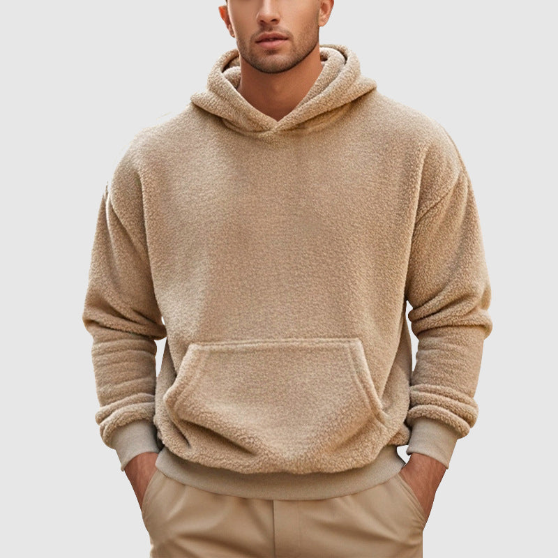 Fleece Relaxed Fit Pullover Hoodie