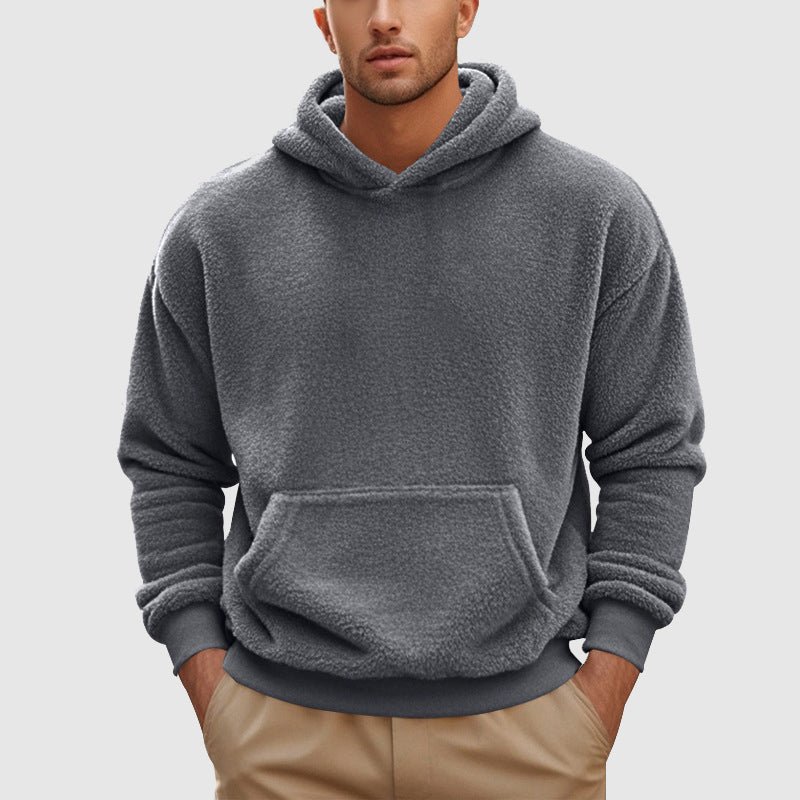 Fleece Relaxed Fit Pullover Hoodie