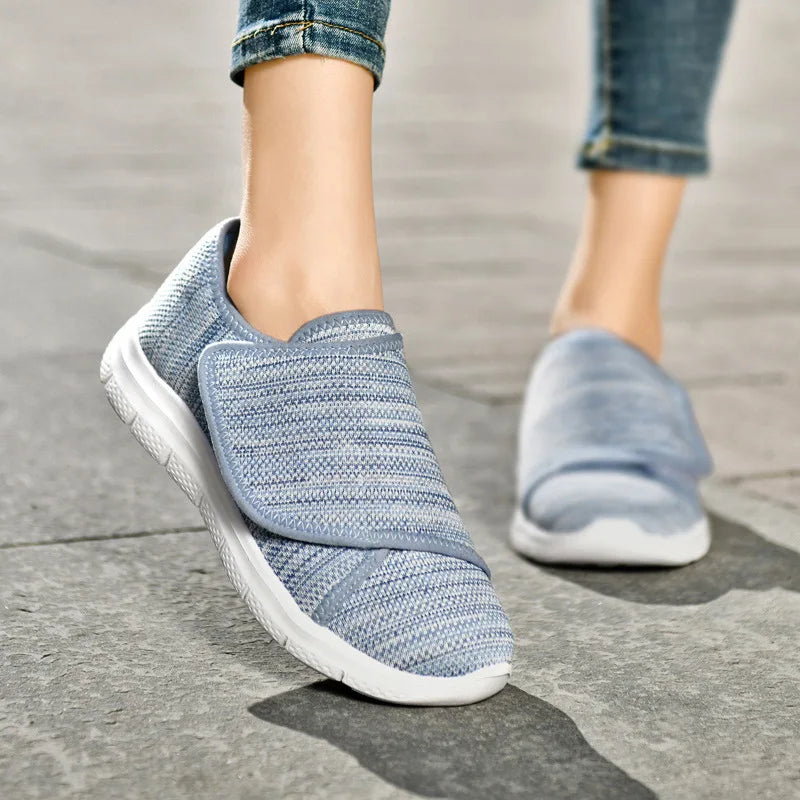 Unisex Slip-on Sneakers - Breathable Mesh - Lightweight Comfort - Shock Absorbing Sole
