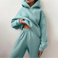 Women's Tracksuit - Oversized Hoodie & Joggers - Soft Cotton - Relaxed Fit