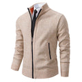 Men's Fleece Vest – Slim Fit – Stand Collar – Zipper – Soft Warm Layer-On-Layer Style