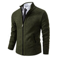 Men's Fleece Vest – Slim Fit – Stand Collar – Zipper – Soft Warm Layer-On-Layer Style