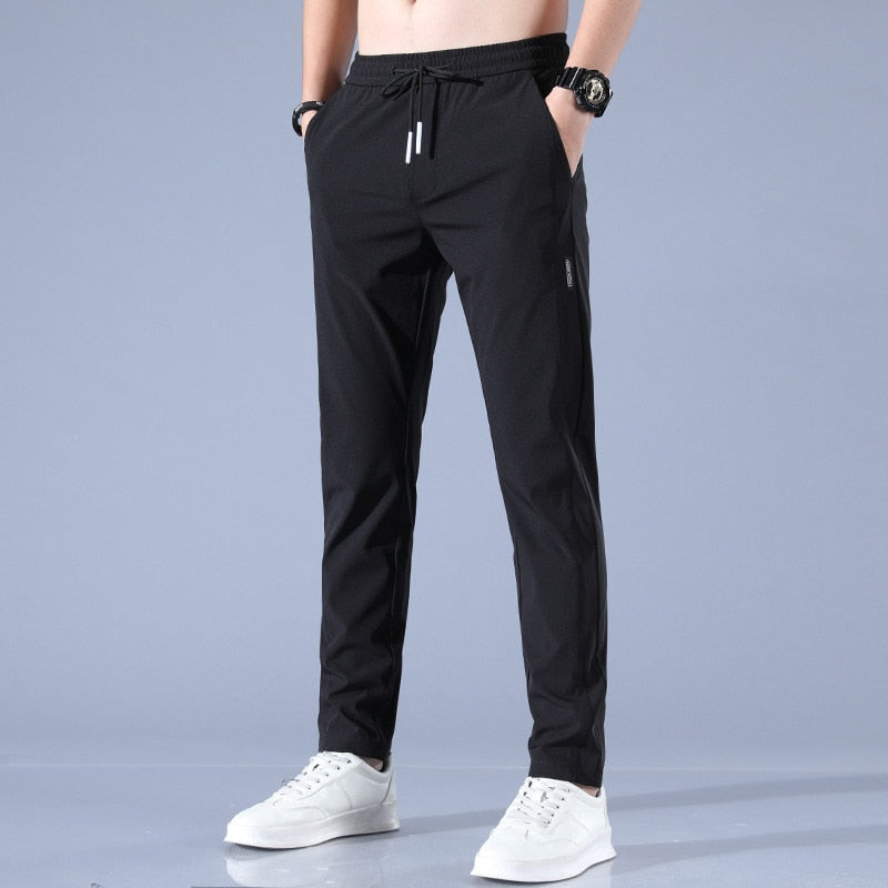 Breathable Slim Tapered Adjustable Jogging Pants
