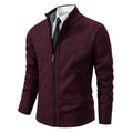 Men's Fleece Vest – Slim Fit – Stand Collar – Zipper – Soft Warm Layer-On-Layer Style