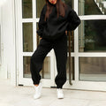 Women's Jogging Set - Oversized Hoodie & Pants - Soft Cotton - Relaxed Fit