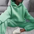 Women's Tracksuit - Oversized Hoodie & Joggers - Soft Cotton - Relaxed Fit