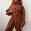 Women's Tracksuit - Oversized Hoodie & Joggers - Soft Cotton - Relaxed Fit